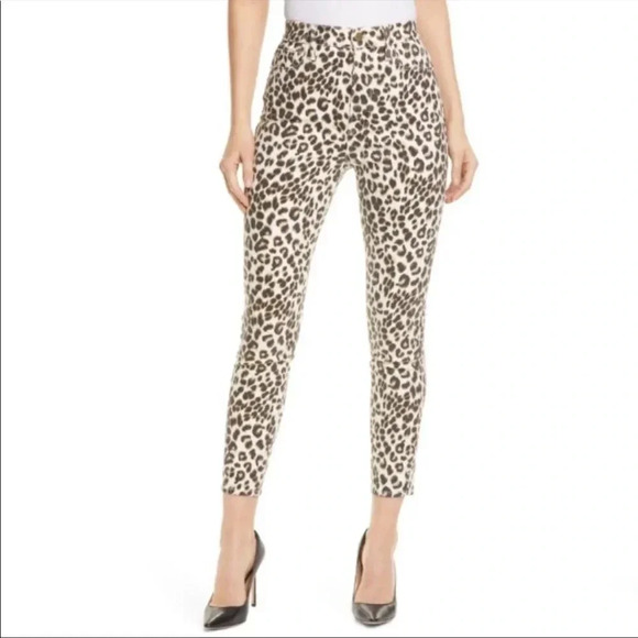 Frame Ali high rise leopard denim - Picture 2 of 12